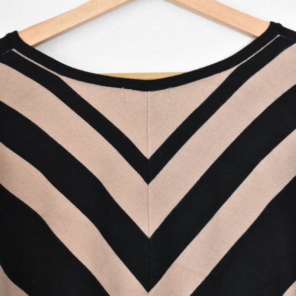 Premise Striped Chevron Batwing Sweater Top - Picture 8 of 12